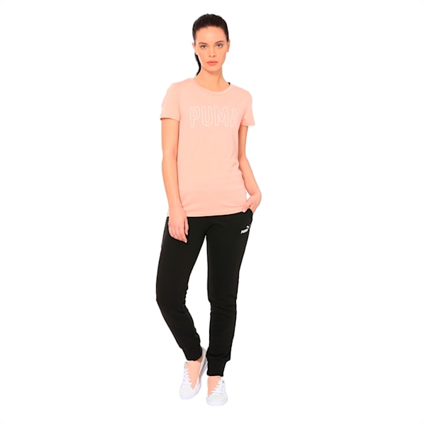 Essential Knitted Women's Sweatpants, Cotton Black, extralarge-IND