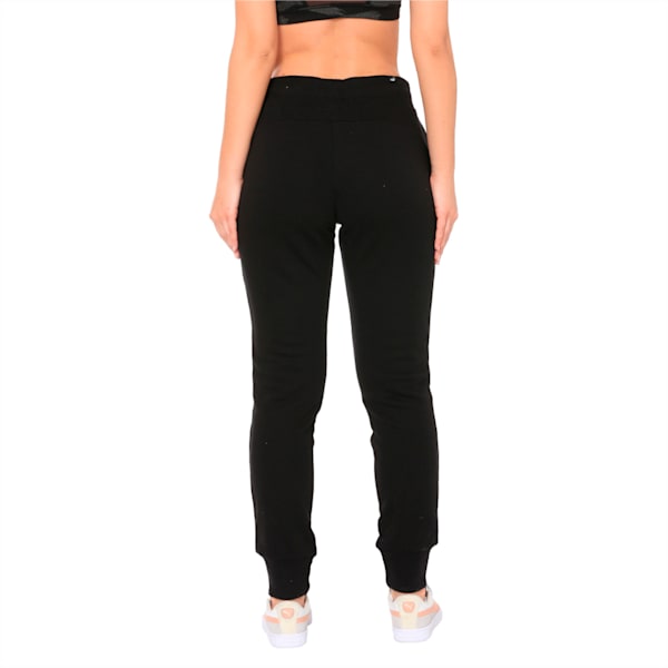 Essential Knitted Women's Sweatpants, Cotton Black, extralarge-IND