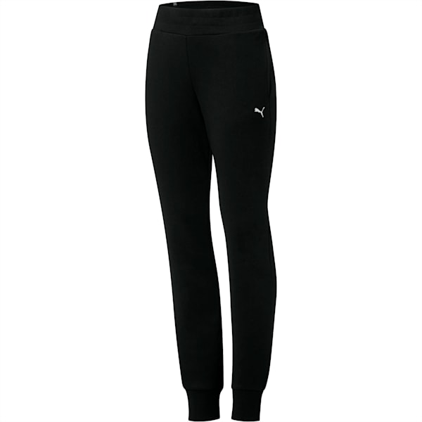 Pantalones deportivos Essentials para mujer, Cotton Black-Cat, extralarge