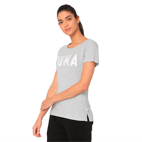 Athletic Women's Tee, Light Gray Heather, extralarge-IND