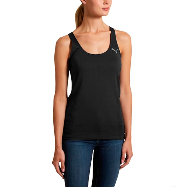 evoKNIT Seamless Tank, Puma Black, extralarge