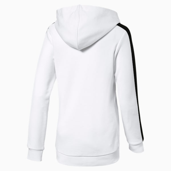 Classics Girls' T7 Hoodie JR, Puma White, extralarge