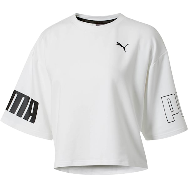 Modern Sport Women's Sweat Tee, Puma White, extralarge