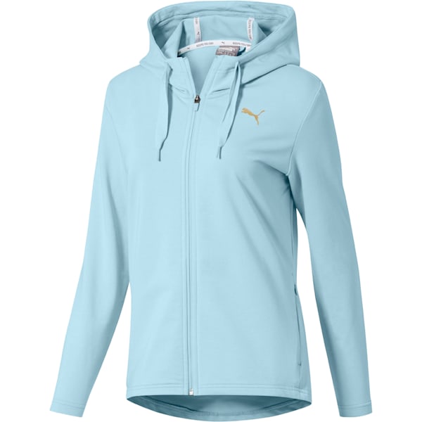 Modern Sport Women's Full Zip Hoodie, CERULEAN, extralarge
