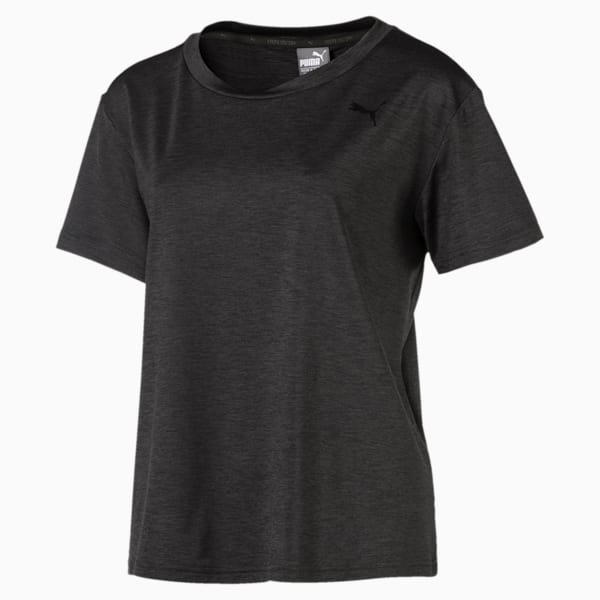 Soft Sport Women's T-Shirt, Puma Black-heather, extralarge