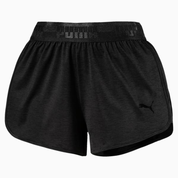 Soft Sport Women's Drapey Shorts, Puma Black-heather, extralarge