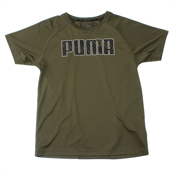Gym Graphic Tee Cat B Puma Black, Forest Night, extralarge-IND
