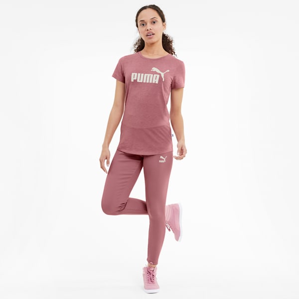 Essentials + Women's Heather Tee, Foxglove Heather, extralarge