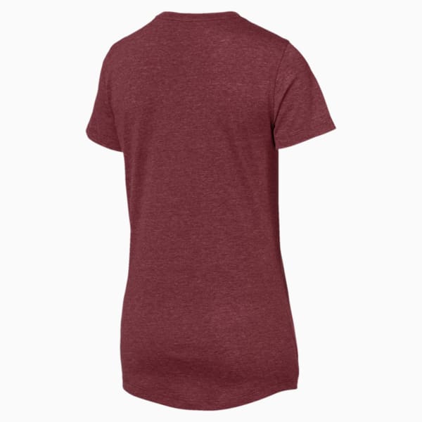 Polera deportiva Essentials+ Heather, Pomegranate Heather, extralarge