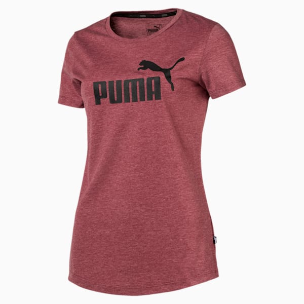 Essentials + Women's Heather Tee, Pomegranate Heather, extralarge