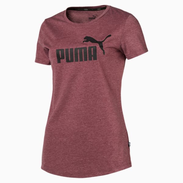 Polera deportiva Essentials+ Heather, Pomegranate Heather, extralarge