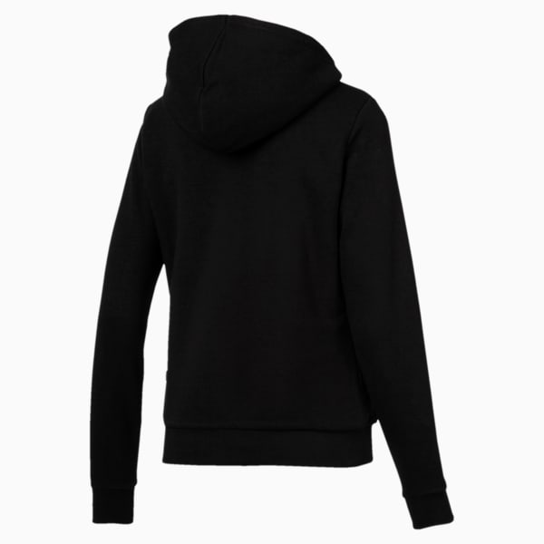 Essentials + Sherpa Women's Hooded Jacket, Cotton Black, extralarge