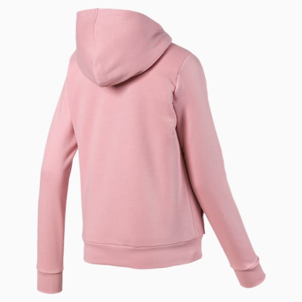 Essentials + Sherpa Women's Hooded Jacket, Bridal Rose, extralarge