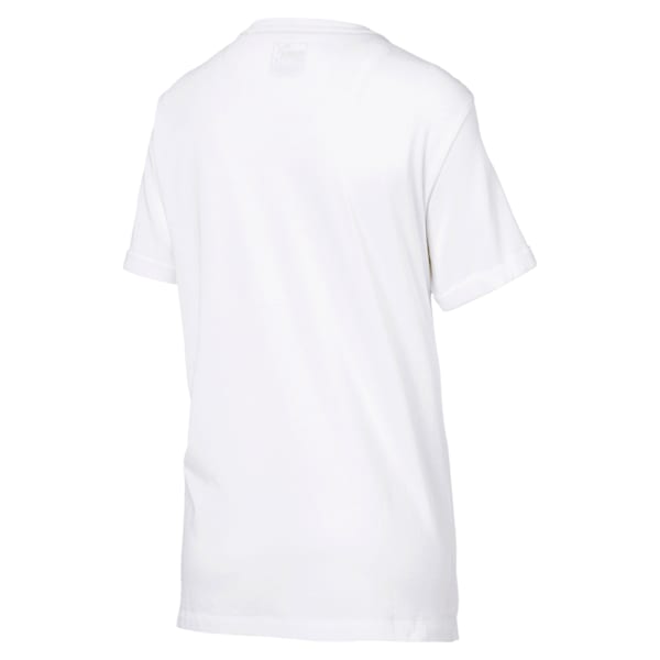 Tape Women's Elongated Tee, Puma White, extralarge-IND