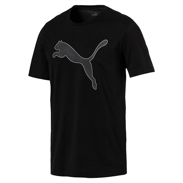 Active P48 Modern Sports Men's Tee, Cotton Black, extralarge-IND