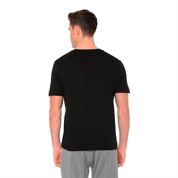 Active P48 Modern Sports Men's Tee, Cotton Black, extralarge-IND