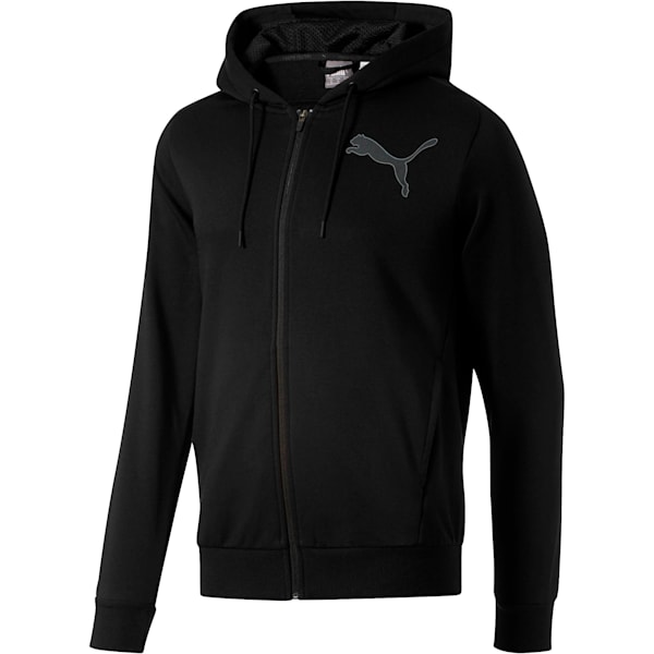 P48 Modern Sport FZ Hoodie, Cotton Black, extralarge