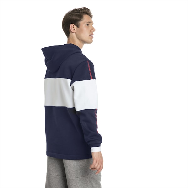 Rebel Men's Block Hoodie, Peacoat, extralarge-IND