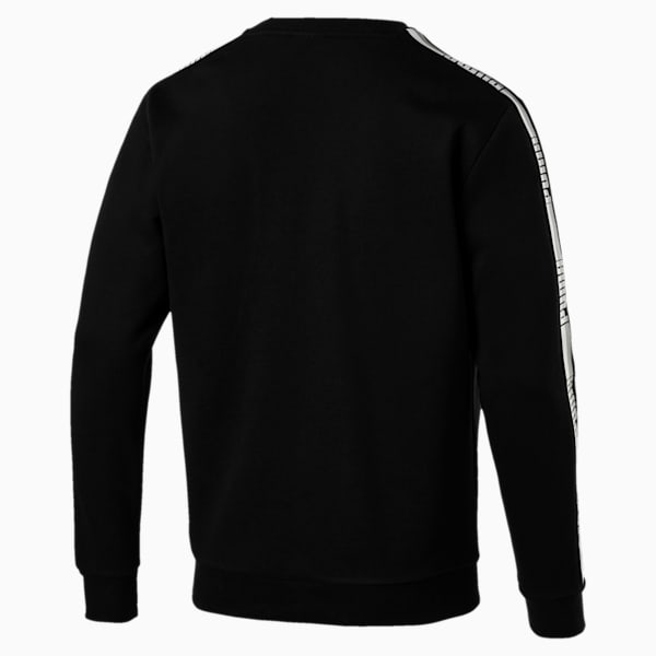 Tape Crew Sweat, Cotton Black, extralarge