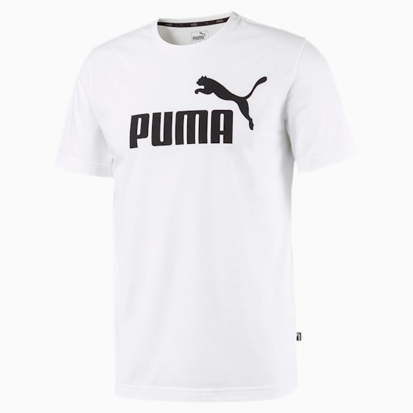 Essentials+ Heather Tee, Puma White, extralarge