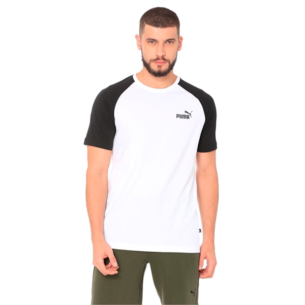 Raglan Men's Tee, Puma White, extralarge-IND