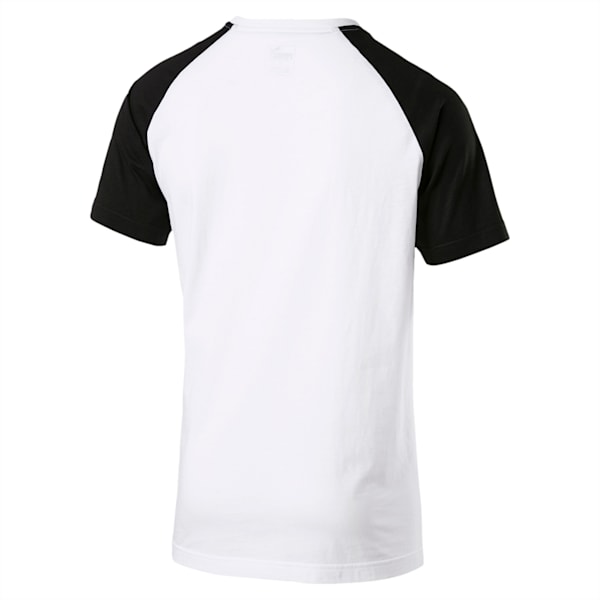 Raglan Men's Tee, Puma White, extralarge-IND