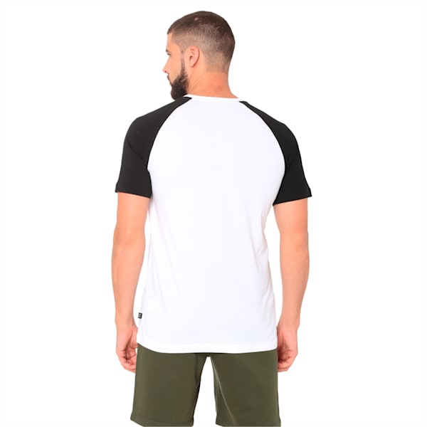 Raglan Men's Tee, Puma White, extralarge-IND