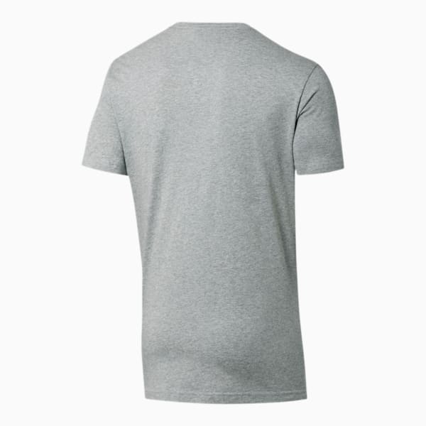 Essentials+ Men's V Neck Tee, Medium Gray Heather, extralarge