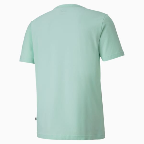 Essentials+ Men's V Neck Tee, Mist Green, extralarge