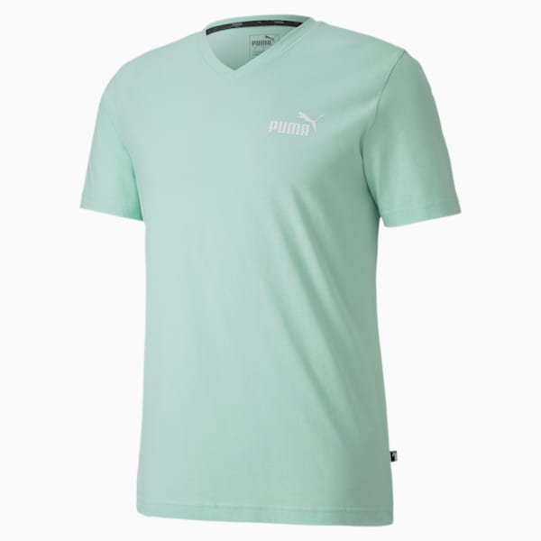 Essentials+ Men's V Neck Tee, Mist Green, extralarge