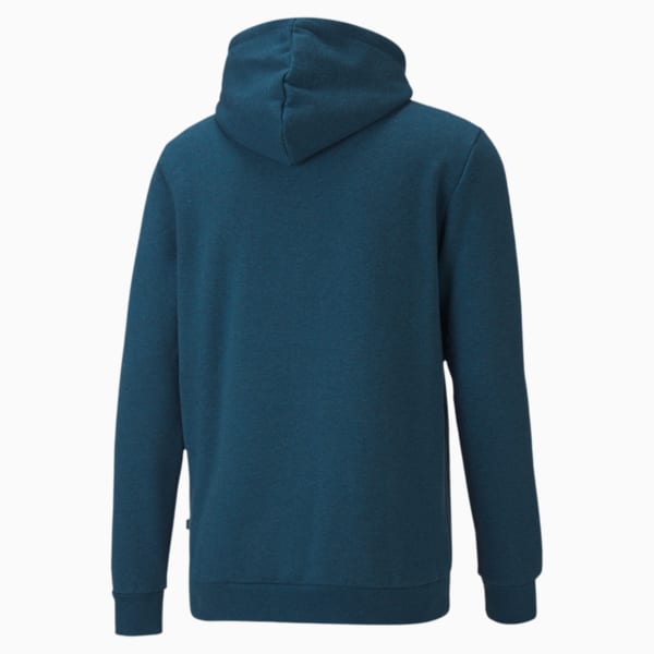 Essentials+ Men's Fleece Hoodie, Digi-blue Heather, extralarge