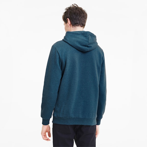 Essentials+ Men's Fleece Hoodie, Digi-blue Heather, extralarge