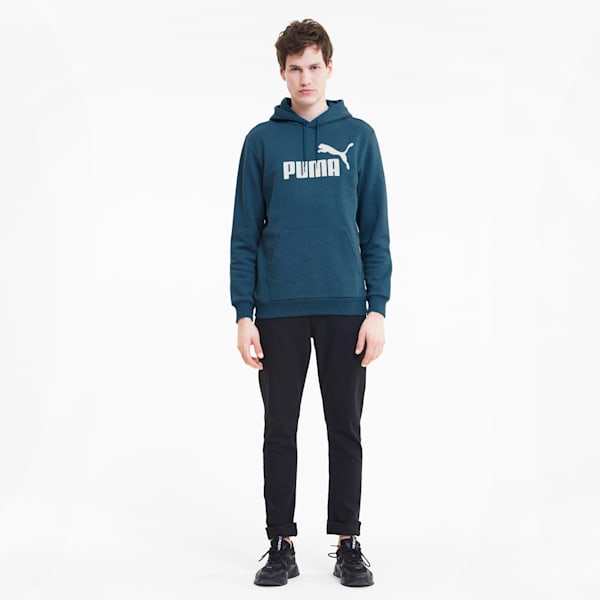 Essentials+ Men's Fleece Hoodie, Digi-blue Heather, extralarge