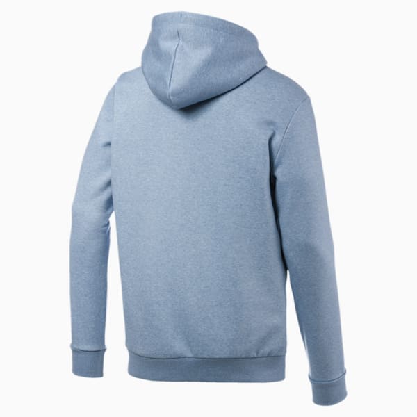 Essentials+ Men's Fleece Hoodie, Faded Denim Heather, extralarge