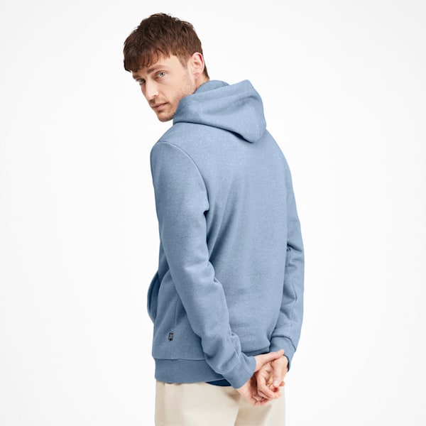 Essentials+ Men's Fleece Hoodie, Faded Denim Heather, extralarge