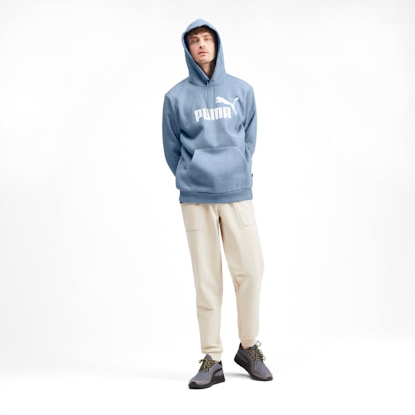 Essentials+ Men's Fleece Hoodie, Faded Denim Heather, extralarge