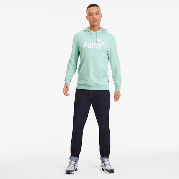 Essentials+ Men's Hoodie, Mist Green Heather, extralarge