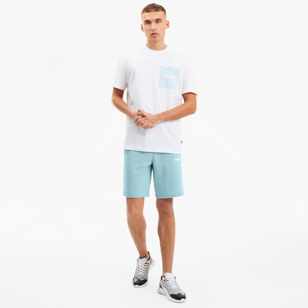 Essentials+ Slim Men's Shorts, Aquamarine, extralarge-IND