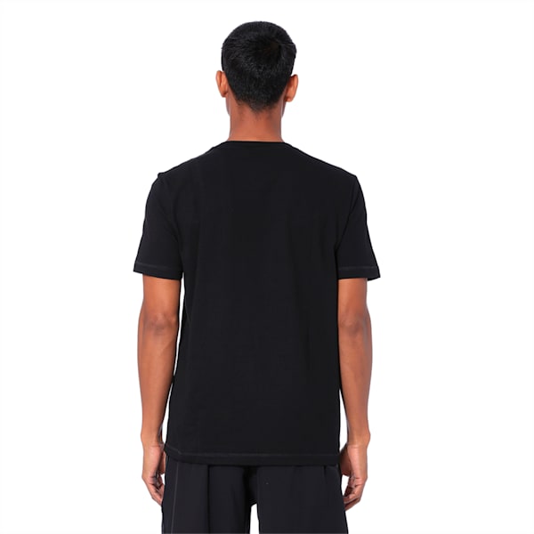 Active Soft Men's Crew Neck T-Shirt, Cotton Black, extralarge-IND