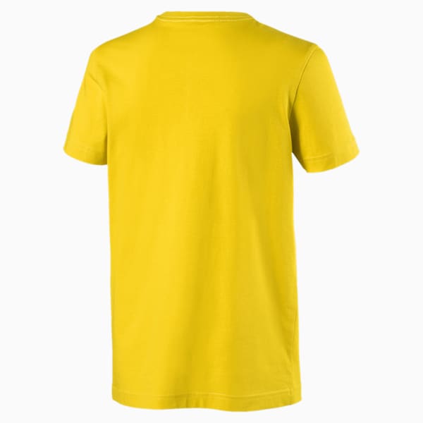 Boys' Crew Neck T-Shirt, Sulphur, extralarge-IND