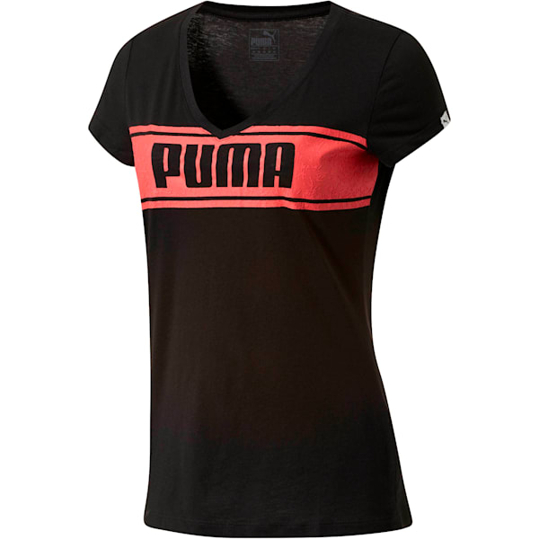 Athletic Stripe T-Shirt, Puma Black, extralarge