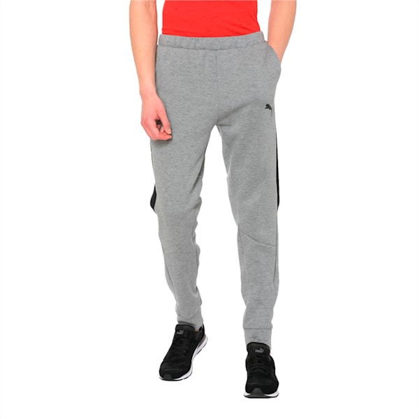 Evostripe Core Men's Sweatpants, Medium Gray Heather, extralarge-IND