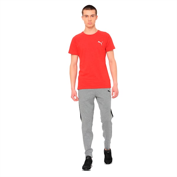 Evostripe Core Men's Sweatpants, Medium Gray Heather, extralarge-IND