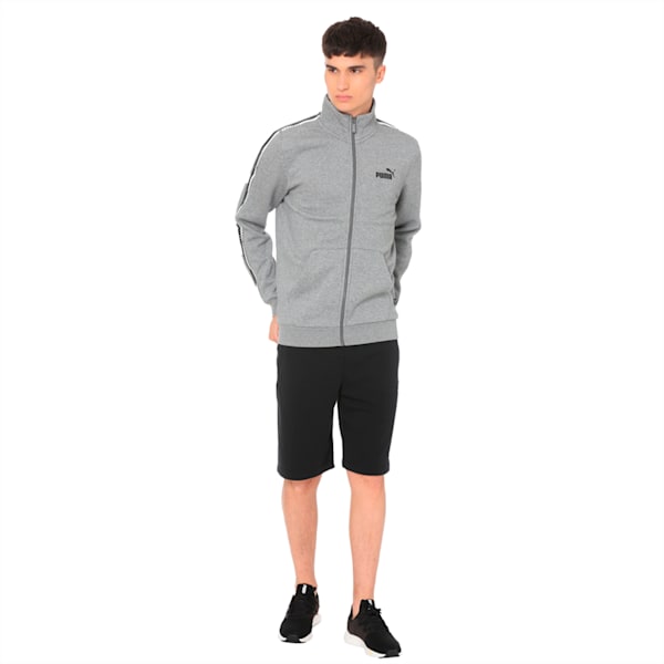 Tape Men's Track Jacket, Medium Gray Heather, extralarge-IND