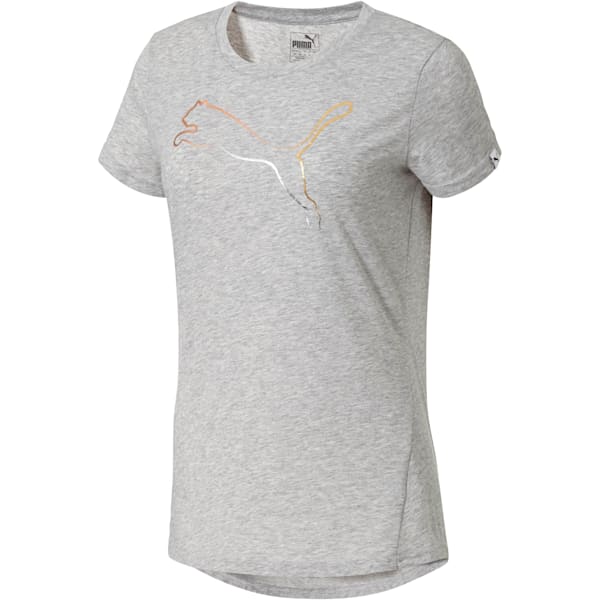 Flow Cat Graphic Foil T-Shirt, Light Gray Heather, extralarge