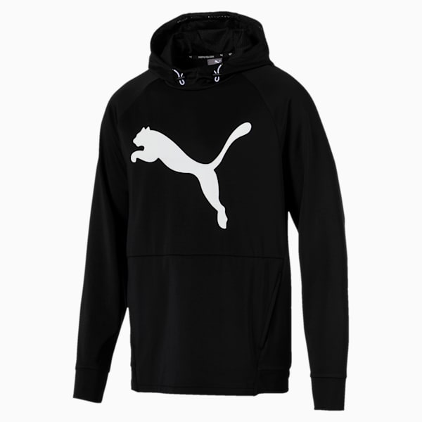 Tec Sports Cat Hoodie, Puma Black, extralarge