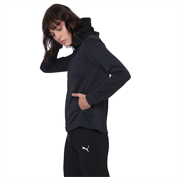 Sweat Jacket_MFO, Puma Black Heather, extralarge-IND