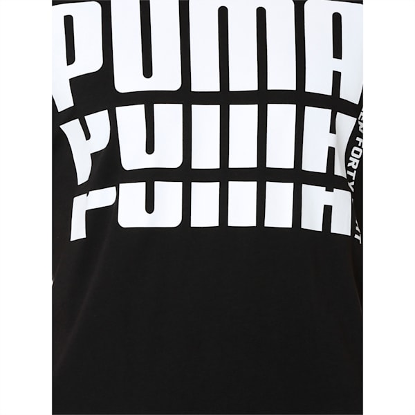 Men's Rebel Bold Basic T-Shirt, Cotton Black, extralarge-IND