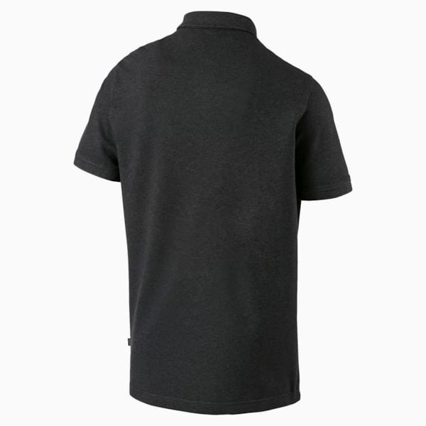 Essentials Men's Pique Polo, Dark Gray Heather, extralarge