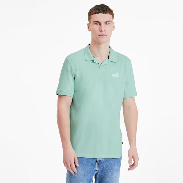 Essentials Men's Pique Polo, Mist Green, extralarge